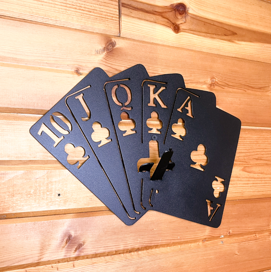 Deck of cards European Skull Mount Hanger