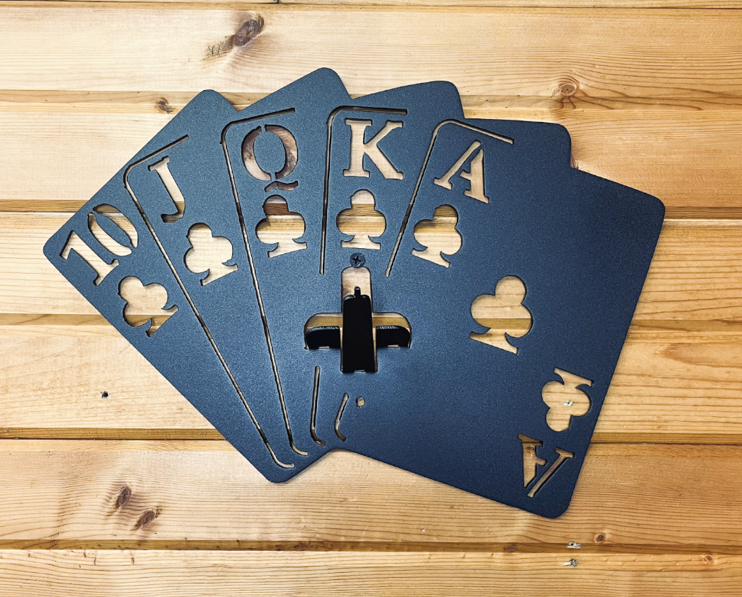 Deck of cards European Skull Mount Hanger